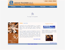 Tablet Screenshot of akbartraders.com